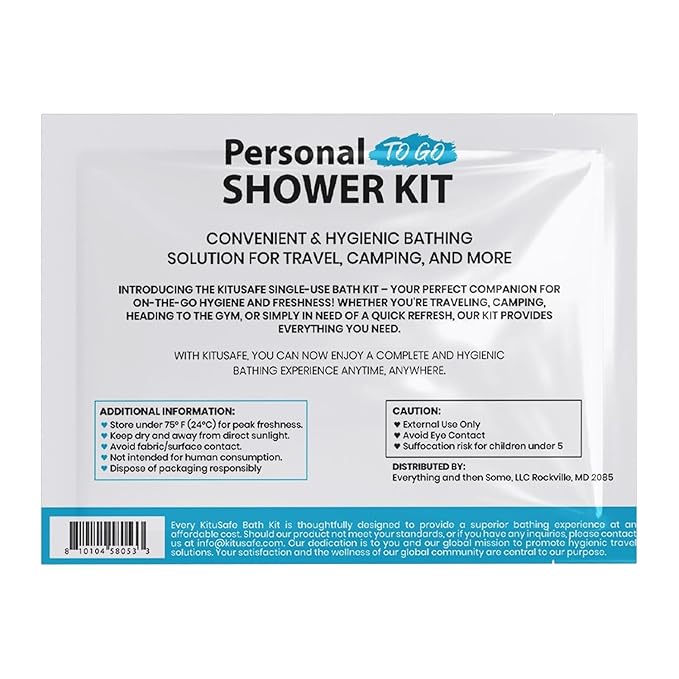 Compact Personal Shower Kit To-Go– Your Hygiene Companion for Travel, Gym, and Outdoor Adventures (5)