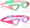 Aegend Swim Goggles for Kids Youth 3-14 Anti-Fog Anti-UV Comfort Fit Goggles for Swimming