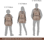 rickyh style School Backpack Travel Bag for Men & Women Lightweight College Back Pack with Laptop Compartmen