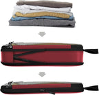 Large Packing Cubes for Travel - 5pc Packing Cubes for Suitcases - Lightweight Luggage Organizer Bags (Compression)
