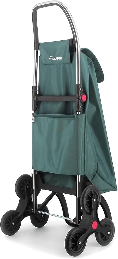 Rolser I-Max MF 6 Wheel Stair Climber Foldable Shopping Trolley - Sea Coast