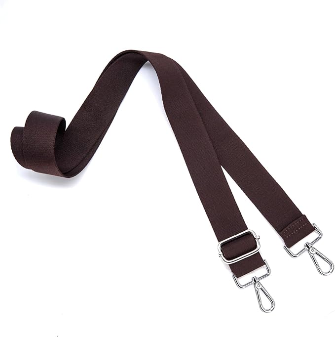 S&loyoe Thickened Solid Color Purse Straps Replacement Crossbody Bag Strap Adjustable Wide Guitar Straps for Handbags 1.5inch