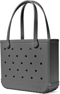 BOGG BAG Medium Tote – 15” x 12.5” x 5” – Durable, Washable, Tip-proof – Beach, Pool, Boat, Work, Sports (Fogg)