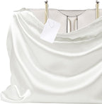 P Pothuiny 2 Pcs Satin Dust Bags for Handbags