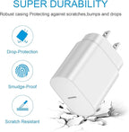 Type C Charger Fast Charging for iPhone 17 16 15,USB C Samsung Chargers Block 25W Super Fast Chargers for Samsung Galaxy S25/S24 S23 S22 S21/iPhone Air/17/17 Plus/17 Pro Max/16 Pro Max/15 Plus(White)
