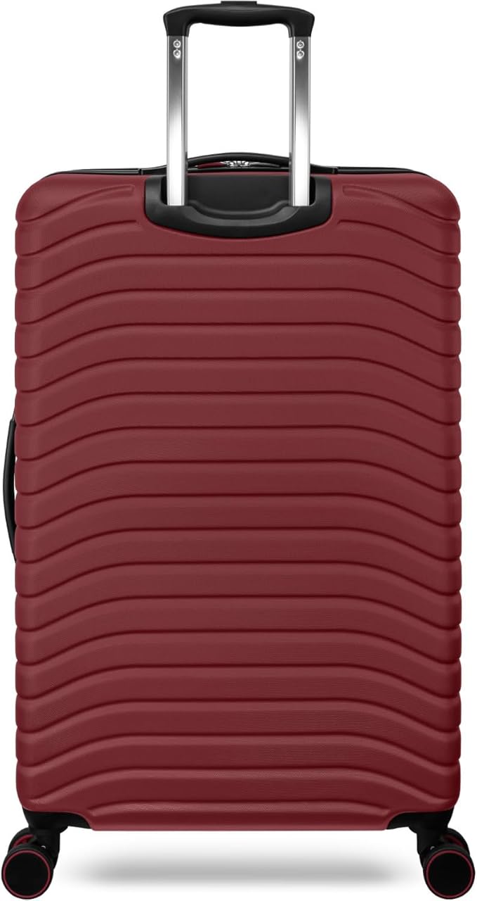 Everest Expandable Hardsided Spinner (Wine, 28-Inch Checked Large)