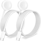 𝟐𝟎𝟐𝟔 𝐔𝐩𝐠𝐫𝐚𝐝𝐞𝐝 𝐔𝐒𝐁 𝐂 for Apple Watch Charger Magnetic iWatch Charger Accessories Wireless Portable Compatible with iWatch Series 11/10/9/8/7/6/SE/SE2/5/4/3/2/1 Ultra/SE-[3.3FT/2Pack]