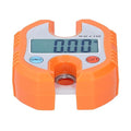 FTVOGUE Digital Hanging Scale, Portable Electronic Hook Scale with Double Accuracy Display for Grocery Shopping and Luggage, 150kg Capacity (Orange)