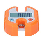 FTVOGUE Digital Hanging Scale, Portable Electronic Hook Scale with Double Accuracy Display for Grocery Shopping and Luggage, 150kg Capacity (Orange)