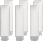 OTO 6 Pack Travel Size Plastic Squeeze Bottles for Liquids, 30ml/1 Fl. Oz TSA Approved Makeup Toiletry Cosmetic Containers