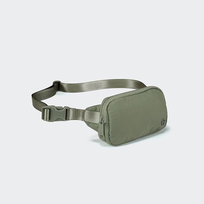 Pander Mini Belt Bag – Ultra Compact, Fits 6.7” Phone, Lipstick, Earbuds, Essentials, Small Crossbody Waist Purse, Grey Sage