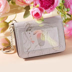 FurArt Zipper Wallet Women, RFID Blocking Credit Card Wallet, Business Card Holder, Compact Size KeyChain Wallet