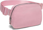 Belt Bag for Women Fanny Pack Crossbody Bags for Women Fashion Waist Packs with Adjustable Strap Gifts for Teen Girls Women Men (Pink)