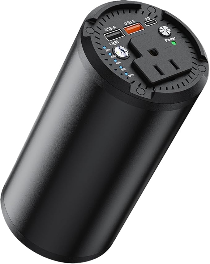 Portable Charger Laptop Power Bank With AC 100W Outlet,65W PD External Battery Pack Charger,Universal 98Wh/27000mAh lightweight Charger Power Station for Outdoor,travel,Camping,Home Office Emergency