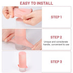 Mrsdry Bottle Covers for Travel, Leak Proofing, Travel Size Container Silicone toiletry sleeves, Leak Locks Travel Accessories for Shampoo Wash Body Bottles and other beauty and personal care(8pcs)