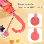 MRTLLOA Kids Clear Bubble Umbrella with an Easy Grip Curved Handle, Safety Transparent Dome Bubble Umbrella for Toddler Boys Girls