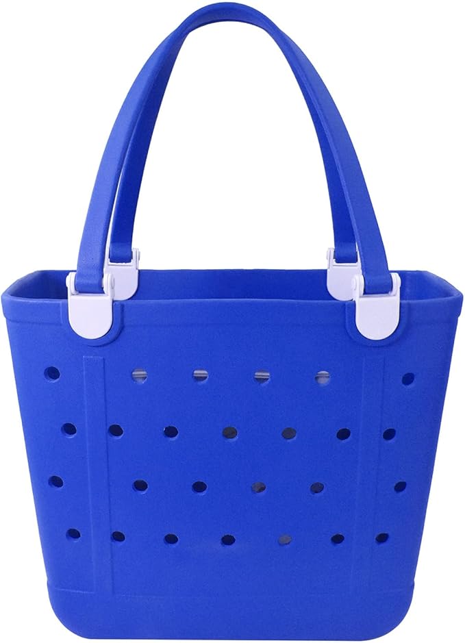 Lightweight Extra large Rubber Beach Bag Small mini Tote Bag for Gym Waterproof medium Open Handbag for Pool Sports