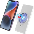 Magnetic Battery Pack for iPhone /17/16/15/14/13/12 Series, 10,000mAh Mag-Safe Battery Pack, Slim Mag-Safe Power Bank Charger, Power Bank Magnetic Charger for iPhone (White)