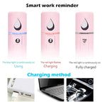 Nano Facial Steamer Mist Spray Eyelash Extensions Cleaning Pores Water SPA Moisturizing Hydrating Face Sprayer USB Rechargeable Mini Beauty Device (Pink)