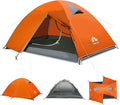 Night Cat 2-Persons Backpacking Tent: Waterproof Lightweight Camping Tent for Two People Hiking Outdoor Mountain with Aluminum Poles and Rainfly Green