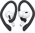 Ear Hooks 2 Pairs for AirPods Pro 2 & 1, AirPods 4 & 3, Anti-Slip Comfortable Fit, Ergonomic Design, Accessories (Medium, Black)