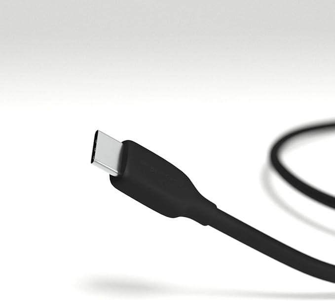 Amazon Basics 2-Pack USB-C to USB-A 2.0 Fast Charging Cable, 480Mbps Speed, USB-IF Certified, Sturdy, for Apple iPhone 16/15, iPad, Samsung Galaxy, Tablets, Laptops, 1.8 m, Black