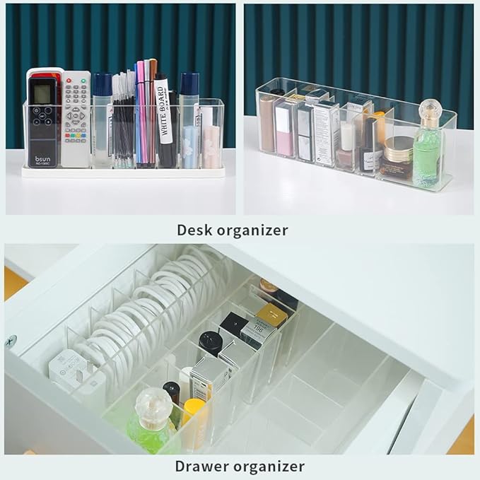 Charger Cable Cord Storage Organizer Box - 3 Pack With Lid - Easy Storage Without Cable Ties