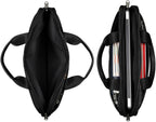 Laptop Shoulder Bag for Women Men, Waterproof Computer Case Messenger Bag Briefcase for Business Office Travel