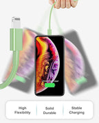 Susnwere 4 Pack Apple MFi Certified Lightning Cable 1ft, Fast iPhone Charging Cord for iPhone 14/14Pro/13/13Pro/12/11/11Pro/11Max/X/XS/XR/XS Max/8, iPad (Green)