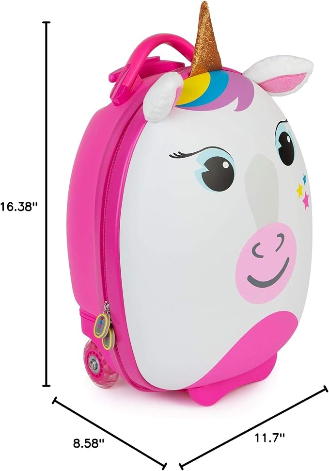 boppi - Children's Suitcase - Tiny Trekker Children's Trolley Suitcase - Boys & Girls Suitcase - Suitable as Cabin Luggage - 17 L