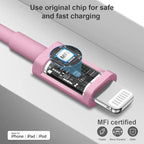 iPhone Charger Fast Charging USB C Charger Block Type C Charging iPad Chargers with 6FT C Chargers Cord Compatible with iPhone14/14 Pro Max/13/13Pro/12/12 Pro/11,iPad(Pink