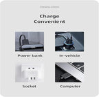 DMW-BLC12 Camera Battery Dual Charger, USB Portable, for G95/G85/G7/FZ1000 BP-DC12 BP-51, Dual Slot Fast Charger, with Micro USB Cable