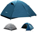 Backpacking Tent for Camping 2/3/4 Person Hiking Ultralight Tent for Waterproof Windproof Outdoor Tents Easy Setup Two Doors Double Layer Lightweight Instant Tents