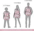 rickyh style School Backpack Travel Bag for Men & Women Lightweight College Back Pack with Laptop Compartmen