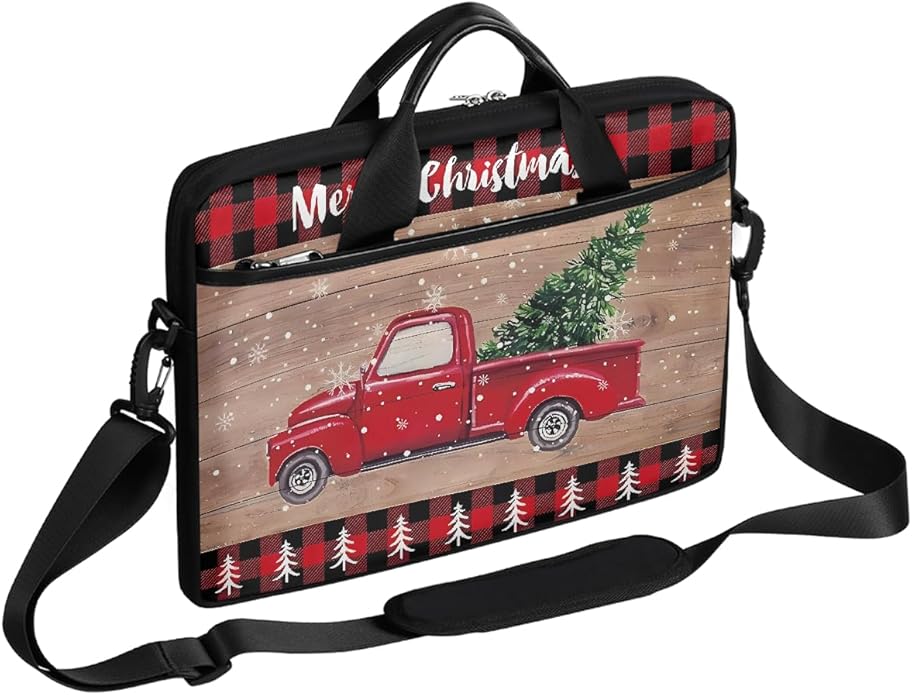 Laptop Shoulder Bag for Women Men, Waterproof Computer Case Messenger Bag Briefcase for Business Office Travel