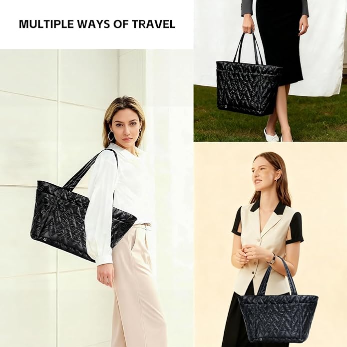 BUG Lightweight Women Laptop Tote Bag for Work, Casual Handbag for Travel Beach College Teacher