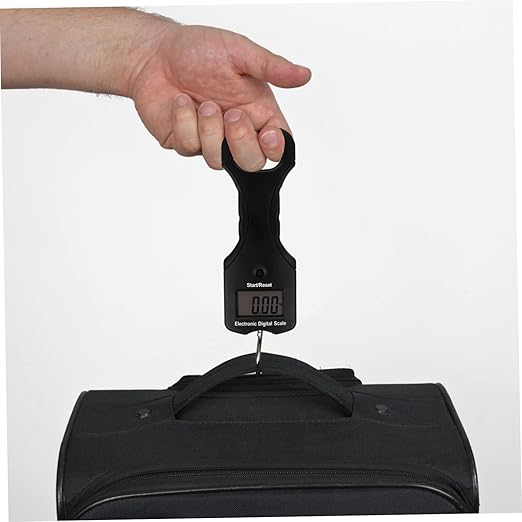 FOMIYES 30kg Portable Digital Luggage Scale Handheld Multifunction Weighing Scale for Travel Fishing and Home Use LCD Display and Hook