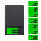 Travel Luggage Weight Scale - 4pcs Digital Pocket Scale 1000g/0.1g with Backlight LCD, Mini Handheld Scale for Food & Jewelry - Precision Measuring Tool (1 0.1g 1000g)