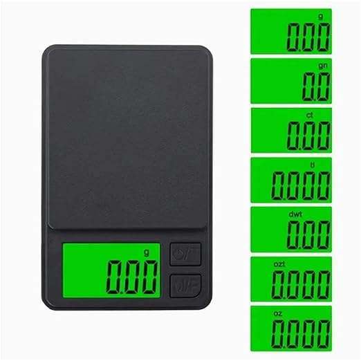 Travel Luggage Weight Scale - 4pcs Digital Pocket Scale 1000g/0.1g with Backlight LCD, Mini Handheld Scale for Food & Jewelry - Precision Measuring Tool (1 0.01g 500g)