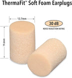 Mack’s ThermaFit Soft Foam Earplugs, 10 Pair - Comfortable Ear Plugs for Sleeping, Snoring, Work, Travel & Loud Events | Made in USA | Newly Upgraded and Improved