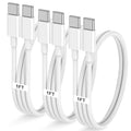 LOFPYE 3-Pack 1FT 60W USB C to USB C Cable, Type C Fast Charging Cable for iPhone Air 17 16e 16 15 Pro Plus Pro Max，for Galaxy S25/S24, for iPad Pro/Air/mini, for MacBook Pro/Air and More