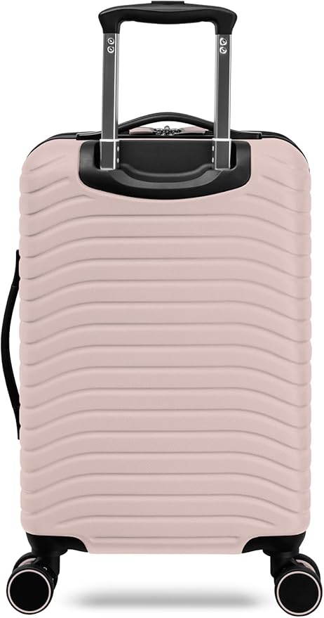 Everest Expandable Hardsided Spinner (Pink, 20-Inch Carry-On)