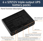 diymore 18650 Battery Holder with Wire 18650 Battery Holder Case 5V/9V/12V Series DIY Battery Storage Box, Black Plastic Batteries Case for 18650 Battery