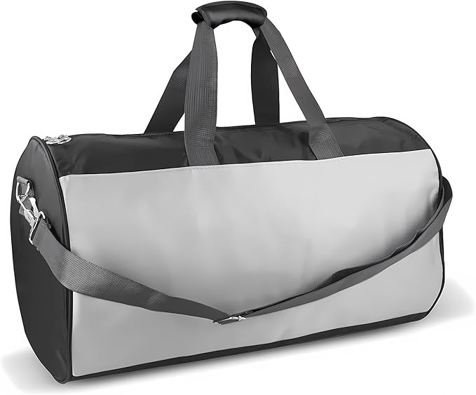 C&F BOGMOST Small Travel Duffel Bag Foldable Waterproof Gym Bag for Gym Beach Swim Bag Men Women Duffle Bag Lightweight Oxford Cloth Sports Bag-Grey