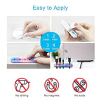 INCHOR Cable Organizer, Cord Organizer Cable Management, Cable Clips USB Cable Holder Wire Organizer Cord Clips,(5, 3 Slots Colourful)