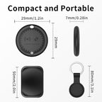 Mini GPS Tracker for Vehicles (iOS & Android Compatible) | Hidden Magnetic Car Tracking Device, No Monthly Fee or Subscription, Smart Tags Finder for Keys, Luggage, Wallet, Suitcases