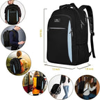 MATEIN Travel Laptop Backpack for Men, Business Anti Theft Slim Sturdy Laptops Backpack, Water Resistant College Computer Bag Gift for Women Fits 15.6 Inch Notebook
