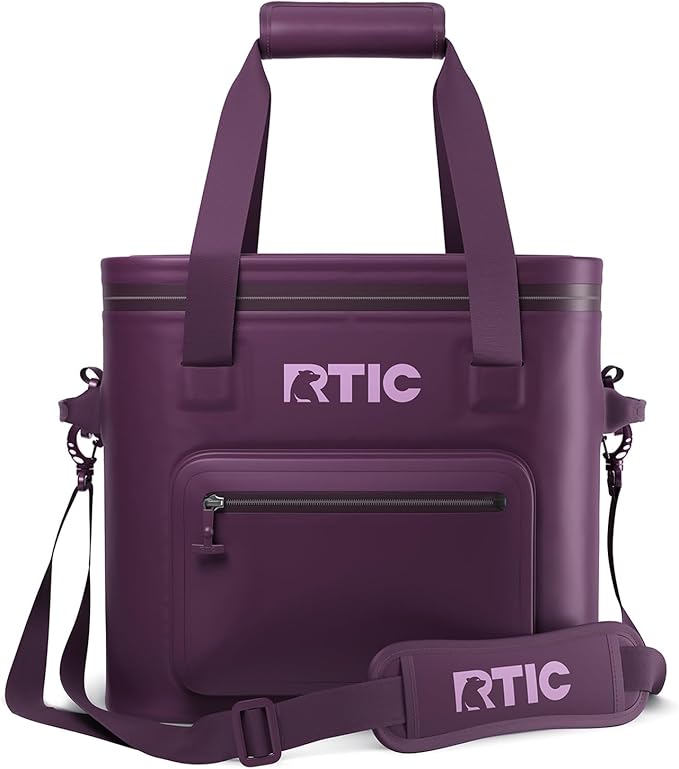 RTIC Ultra-Tough Soft Cooler Pro, Insulated, Waterproof, Leak Proof, Portable Floating Bag for Beverage, Drink, Lunch, Outdoor, Beach, Car, Camping, Picnic, Fishing, Boat
