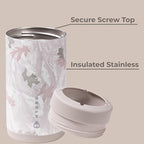 HydroJug Standard Can Cooler - 2-in-1 Insulated Can Cooler Cup - Stainless Steel Can Holder with Non-Slip Rubber Base - Screw-Top Lid - Dishwasher Safe - 16oz, Camo