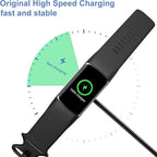 Charger Cable Replacement for Fitbit Charge 6/Charge 5/Luxe Smartwatch (3.3Ft/2 Pack)